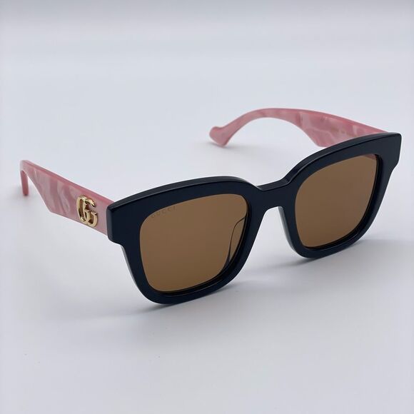 BRAND NEW GUCCI GG0998S 005 Black/Pink/Brown Women Sunglasses - Picture 2 of 11